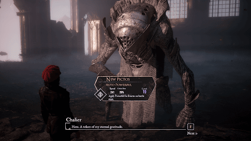 Chalier rewards